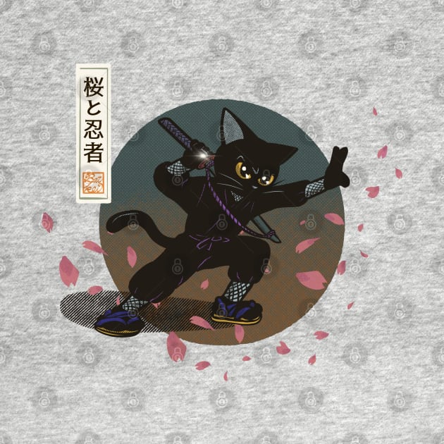 Sakura and ninja by BATKEI